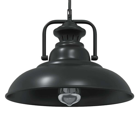 ZNTS Pendant Lamp E27 Black Ø 31 cm Iron 4103456
