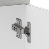 Kitchen Base Cabinet Kalmar Concrete Grey Engineered Wood 853471