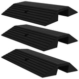 Bridge Threshold Ramps 3 pcs 49x40x8 cm Rubber 150977