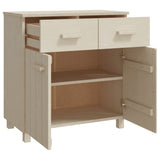 Sideboard HAMAR Honey Brown 79x40x80 cm Solid Wood Pine 340436