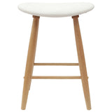 Dining Chairs 2 pcs Natural 46 x 37 x 63 cm Solid Rubber Wood 42020464