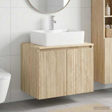 Bathroom Furniture Set Sonoma Oak Engineered Wood 3404322