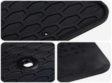 Car Mat 2 pcs Black Rubber 42029121