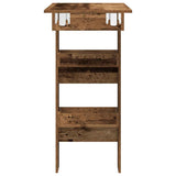 Wall Bar Table Old Wood 102x45x103.5 cm Engineered Wood 856860