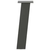 Coffee Table Legs 4 pcs Anthracite 30 cm Steel 4012498