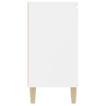 ZNTS Sideboard White 101x35x70 cm Engineered Wood 806103