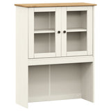 Dresser Top VIGO White 78x30x100 cm Solid Wood Pine 353206