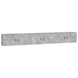 Wall-mounted TV Cabinets 3 pcs Concrete Grey 100x34.5x40 cm 3188378