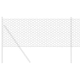 Hexagon Fence Grey 0.5 x 100 m Steel 42005595