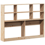 Headboard with Storage 150 cm Solid Wood Pine 855657