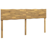Live Edge Headboard ROSTOCK White 180 cm Solid Acacia Wood 903151