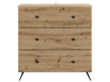 Drawer Cabinet Artisan Oak 66 x 34.5 x 90 cm Engineered Wood 895534