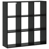 Book Cabinet 102 x 29 x 103.5 cm Engineered Wood Black Oak 8015688
