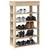 Shoe Rack Sonoma Oak 60x30x98 cm Engineered Wood 859925