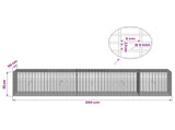 Gabion with 5 mm Wire and 5x2.5 cm Mesh 250x50x50 cm 3463751