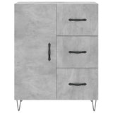 Highboard Concrete Grey 69.5x34x180 cm Engineered Wood 3189441