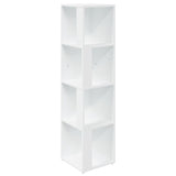 Corner Cabinet White 33x33x132 cm Engineered Wood 809035