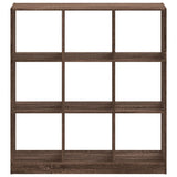 Bookcase Brown Oak 102x32x108 cm Engineered Wood 3307843
