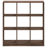 Bookcase Brown Oak 102x32x108 cm Engineered Wood 3307843