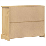 Chest of Drawers Corona 112x48x91 cm Solid Wood Pine 4005677