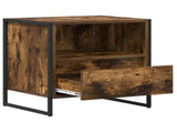 Bedside Table 2 pcs Smoke Oak 50 x 39.5 x 50 cm Engineered Wood 886671