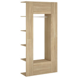 Hallway Cabinets 2 pcs Sonoma Oak Engineered Wood 3082038