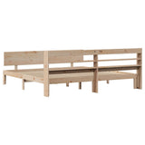 Bed Frame with Headboard without Mattress 200x200 cm 3306835