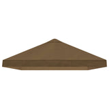 Gazebo Canopy Cover 6 x 3 m Taupe Polyester 190 900403