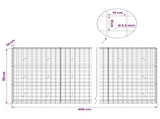 Gabion with 3.5 mm Wire and 10x10 cm Mesh 900x30x150 cm 3463236