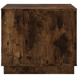Coffee Table Smoked Oak 51x50x44 cm Engineered Wood 819873