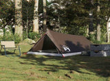 Camping Tent 2-Person Brown Waterproof 4009625