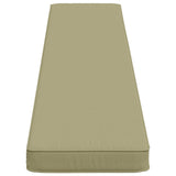 2-Piece Bench Cushions VUGHT 2 pcs 100% Polyester Light Green 950881
