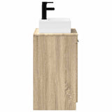 Bathroom Furniture Set Sonoma Oak Engineered Wood 3404242