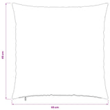 Cushion Cover 6 pcs HEERLEN Light Grey 65 x 65 cm 912974