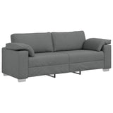 Sofa 3 pcs Dark Grey Fabric 3324659