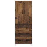 Cabinet Set 2 pcs Old Wood 66 x 34.5 x 90 cm Engineered Wood 3416644