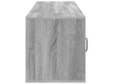 Electric Fireplace Grey Sonoma 155 x 30 x 44 cm Engineered wood 8021020