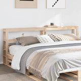 Headboard with Shelves 180 cm Solid Wood Pine 850875