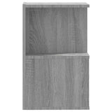 Bedside Cabinets 2 pcs Grey Sonoma 35x35x55 cm Engineered Wood 815186