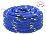 Multipurpose Utility Rope 40 mm 10 m Blue PP 9600 kg Max Load 3472924