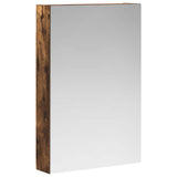 Bathroom Mirror Cabinet Smoked Oak 40 x 10.5 x 60.5 cm 889027