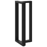 Bar Table Legs T-Shaped 2 pcs Black 50x35x cm Steel 4013088