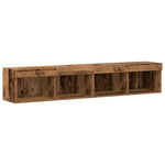 TV Wall Cabinet Set 6 pcs Old wood 30.5 x 30 x 102 cm 3334380