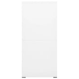 Filing Cabinet White 46x62x133 cm Steel 336278