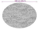 Rug HUARTE Short Pile Soft and Washable Grey 100 cm 375085
