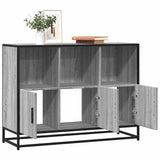 Sideboard Grey Sonoma 100x35x76 cm Engineered Wood 849032