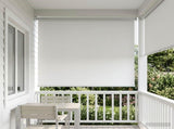 Outdoor Roller Blind UV Protection White 140 x 230 cm 42041245