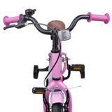 Kids Bike 12 Inches for 2-4 Years Old Light Pink 42009662