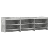 TV Cabinet 168 x 33 x 47 cm Concrete Grey Engineered Wood 8011238
