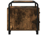 Bedside Cabinet Smoked Oak 40 x 36.5 x 50 cm Engineered Wood 8007627